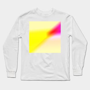 pink yellow cream abstract texture Long Sleeve T-Shirt